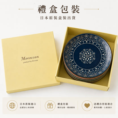 摩洛哥風陶瓷餐盤5件組｜日式餐具｜01577