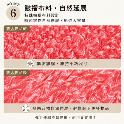 RABLISS 伸縮環保購物袋 尺寸與細節